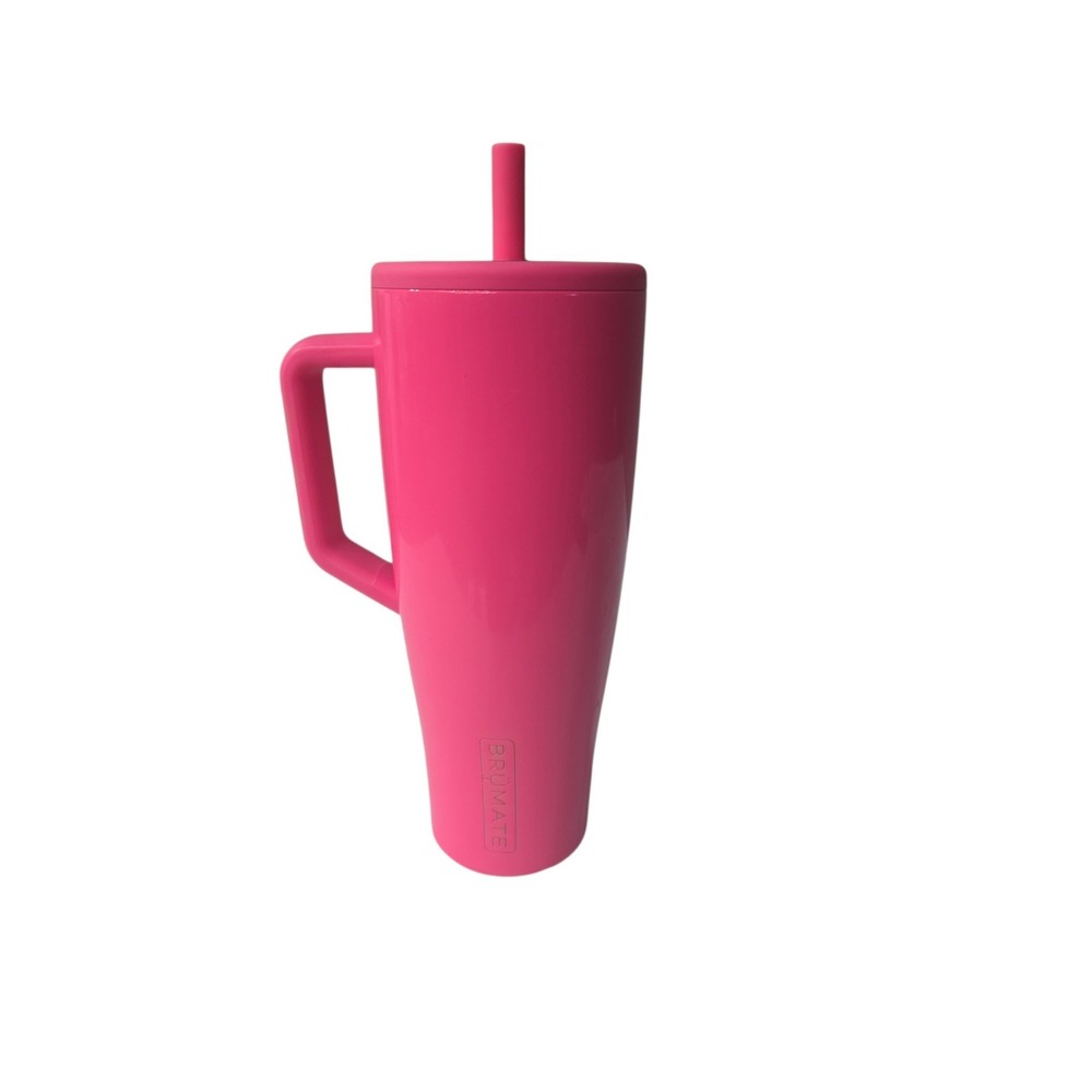 BruMate Era 40oz Tumbler Hot Pink Insulated Leakproof Stainless Steel Travel Mug